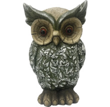Dekorativ ugglafigur för trädgården
