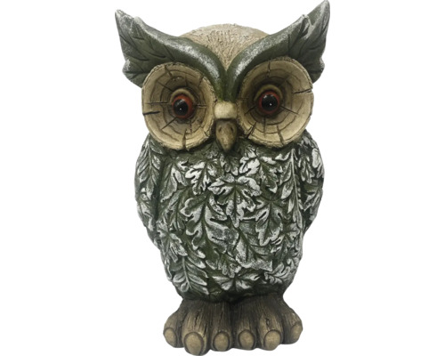 Dekorativ ugglafigur för trädgården