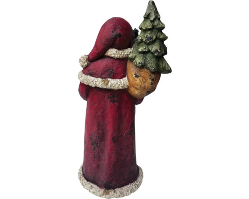 Jultomtefigur med träd i säcken