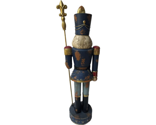 Dekorativ nötknäpparfigur i soldatdesign