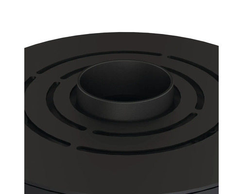 Metall lampfäste med ringmönster