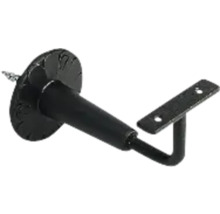 Svart handledarhållare för väggmontering