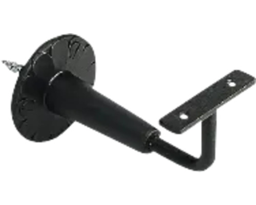 Svart handledarhållare för väggmontering