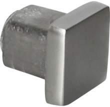 Fyrkantig möbelknopp av metall