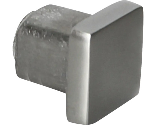 Fyrkantig möbelknopp av metall