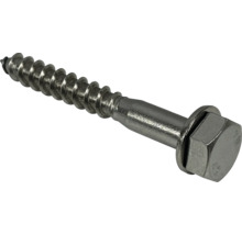 Träskruv med sexkantshuvud