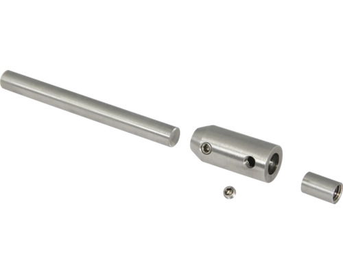 Metallvajerhållare med gänga och skruvar