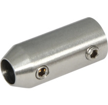 Rörkoppling av rostfritt stål med ställskruvar