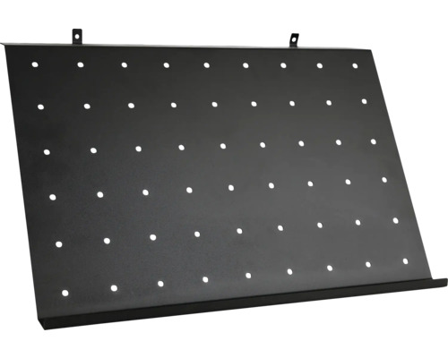 Skohylla FJORDWALL 450x225mm svart Verktygstavla med hål