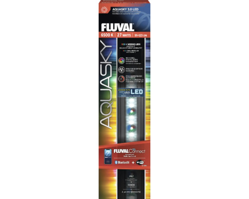 Fluval Aquasky 3.0 LED akvariumbelysning för söt- och saltvattenakvarier