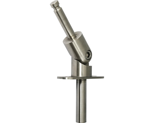 Metallräckesstolpe med justerbar vinkel