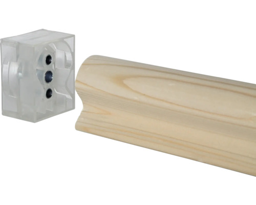 Trä handledare med fäste