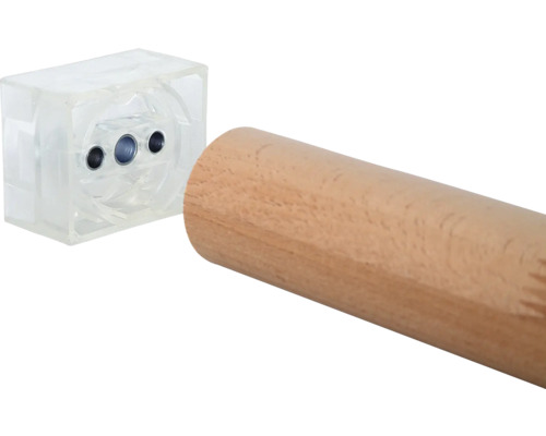 Träpinne med transparent hållare