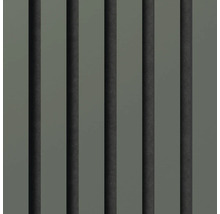 Dekorativ panel med vertikala dekorlister