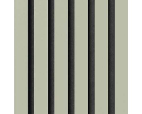 Dekorativ platta med vertikala ribbor för väggbeklädnad