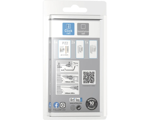 Installationssats för klickskena