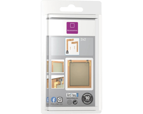 Tillbehörspaket med beslag och skruvar för fotoramar