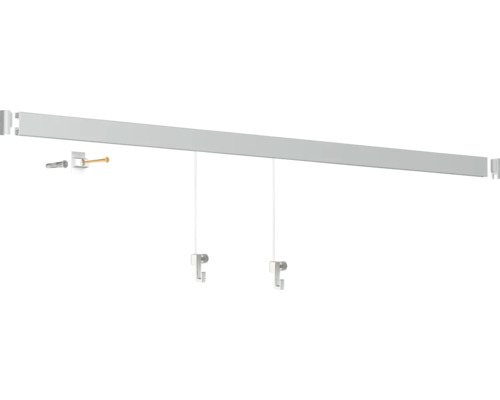 Bildskenset med fästmaterial och upphängning