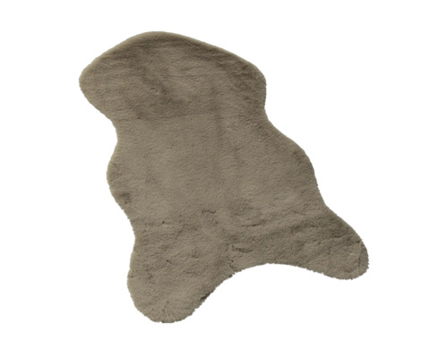 Rektangulär matta av fuskpäls