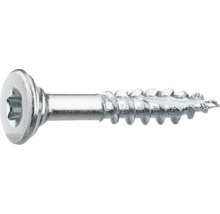 Träskruv med försänkt huvud och torxspår