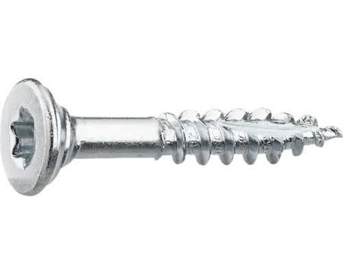 Träskruv med försänkt huvud och torxspår