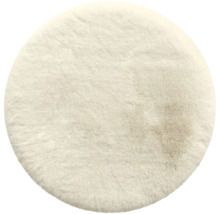 Rund matta med hög lugg