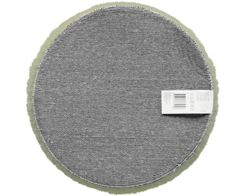 Rund matta med fransar