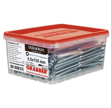 Träskruv GRABBER C1 försänkt 6,0x150mm 100-pack TFZ60150
