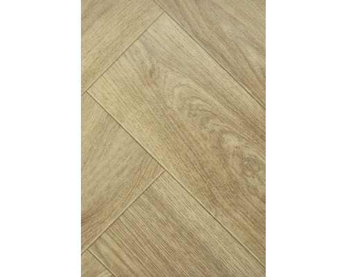 Ljust golv i fiskbensmönster