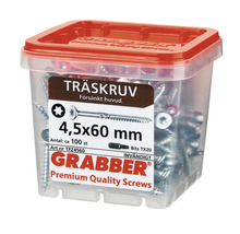 Träskruvar 4,5x60 mm i behållare