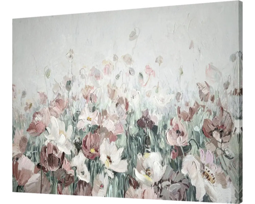 Målning med blomstermotiv