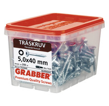 Träskruvar 5,0x40 mm i förvaringslåda