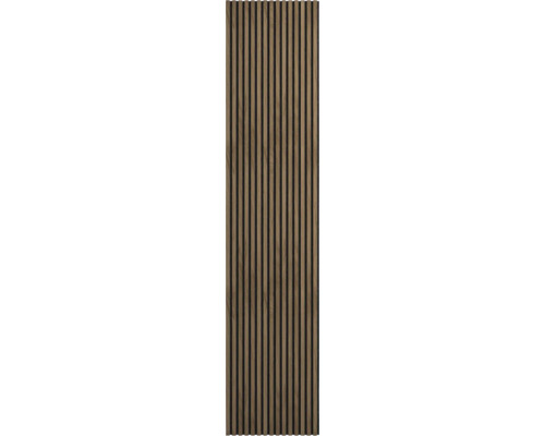 Akustikpanel i trä med vertikala lameller