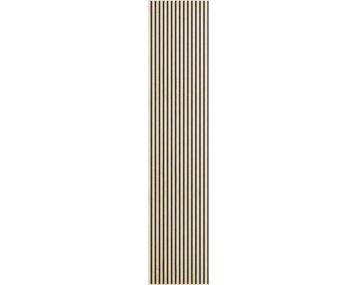 Träpanel med vertikala lameller för väggdekoration