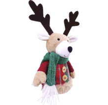 Dekorativ renfigur med halsduk och horn