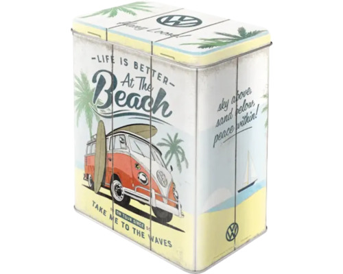 Metallåda med Volkswagenbussmotiv