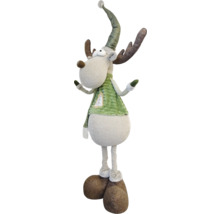 Dekorativ renfigur med hatt och horn