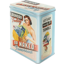 Dekorativ tvättbox i retrodesign