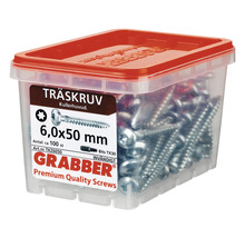 Träskruvar 6,0x50 mm i behållare