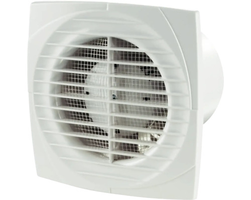 Fyrkantig väggfläkt med skyddsgaller