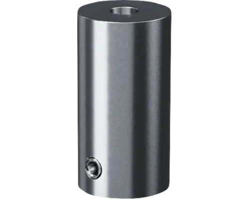 Väggfäste för duschdraperistång BURSCHBERG rostfritt stål borstad matt 1-delat 1 st Metallkoppling med insexskruv