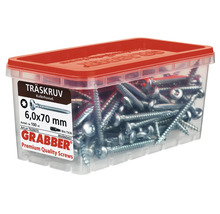 Träskruvar 6,0x70 mm i förvaringsbehållare