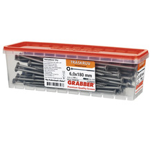 Träskruv GRABBER C4 6,0x180mm försänkt 100-pack TFU60180