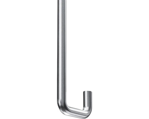 Genomföringsfäste för takmontage BURSCHBERG för duschdraperistång rostfritt stål borstad matt 100cm 1 st Vattenlås i metall