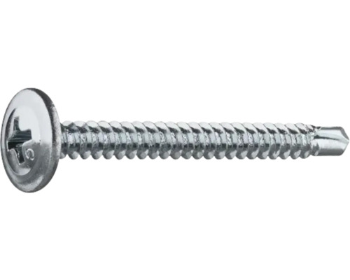 Plåtskruv med linshuvud