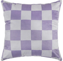 Kudde med schackrutigt mönster