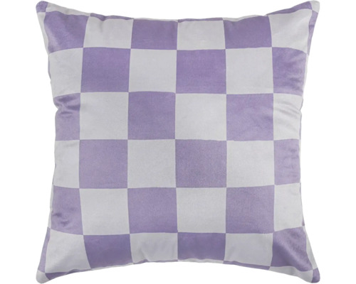 Kudde med schackrutigt mönster