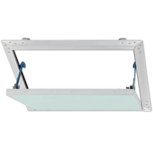 Inspektionslucka AluPlana® luft- och dammtät med 12,5 mm GKFI-inlägg med säkerhetsanordning 30x30cm
