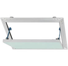 Inspektionslucka AluPlana® luft- och dammtät med 12,5 mm GKFI-inlägg med säkerhetsanordning 60x60cm