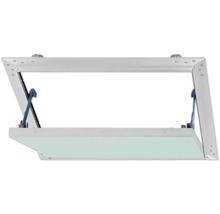 Inspektionslucka AluPlana® luft- och dammtät med 2x12,5 mm GKFI-inlägg med säkerhetsanordning 30x30cm